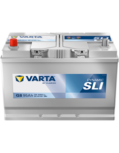 BATERÍA VARTA G8 DYNAMIC SLI 95 Ah ARRANQUE 830 + IZQUIERDA