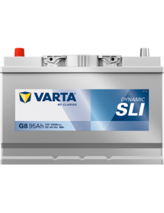 BATERÍA VARTA G8 DYNAMIC SLI 95 Ah ARRANQUE 830 + IZQUIERDA 2