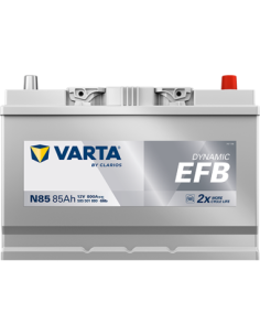 BATERÍA VARTA N85 DYNAMIC EFB 85 Ah  800  ARRANQUE + DERECHA 2