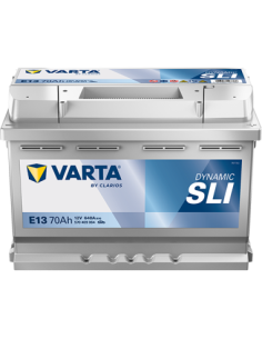 BATERÍA VARTA E13 DYNAMIC SLI 70 Ah ARRANQUE 640 + IZQUIERDA