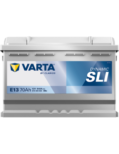 BATERÍA VARTA E13 DYNAMIC SLI 70 Ah ARRANQUE 640 + IZQUIERDA 2