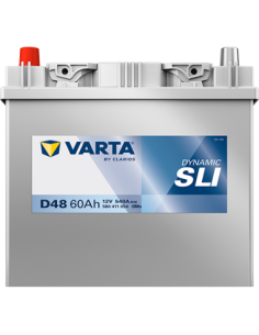 BATERÍA VARTA D48 DYNAMIC SLI 60 Ah  540  ARRANQUE + IZQUIERDA 2
