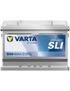 BATERÍA VARTA D59 DYNAMIC SLI 60 Ah  540  ARRANQUE + DERECHA 2