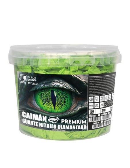 GUANTE NITRILO DIAMANTADO PREMIUM 150ud.
