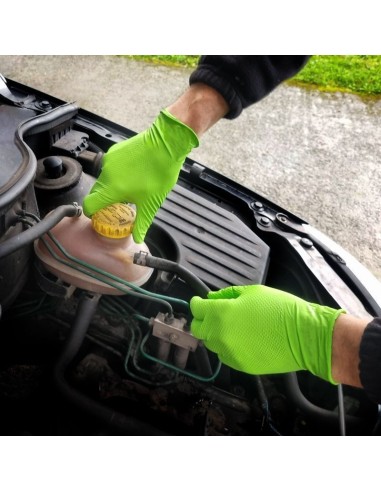 GUANTE NITRILO DIAMANTADO PREMIUM 150ud.