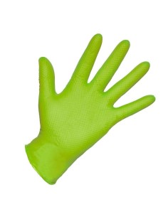 GUANTE NITRILO DIAMANTADO DUNE VERDE 50ud. 2